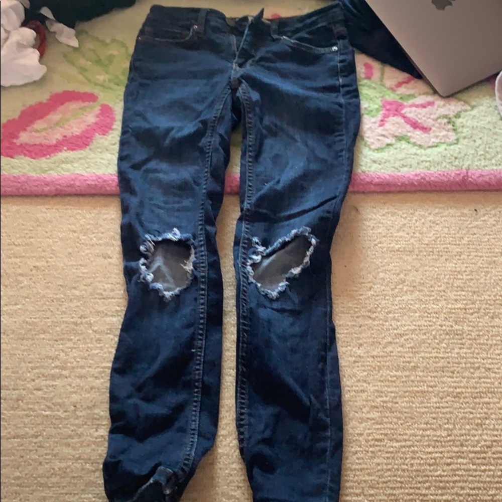 Free people blue jeans size 25